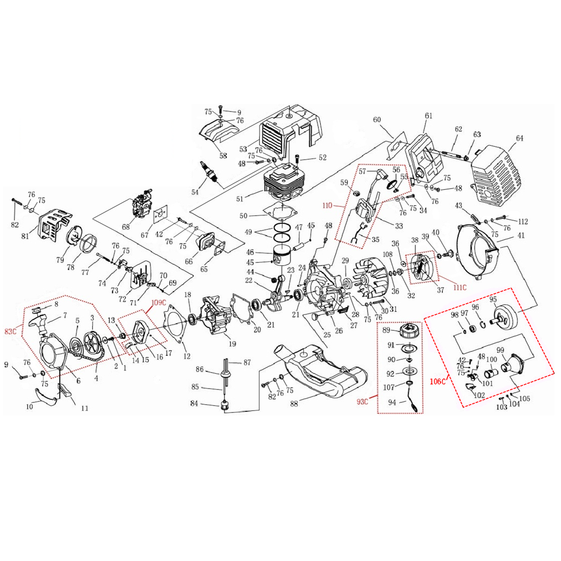 Триммер бензиновый (бензокоса) ЗКРБ-430