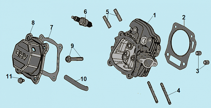 6 ГОЛОВКА БЛОКА КУЛЬТИВАТОР CHAMPION ВC5712