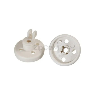 Набор колес (2шт) + держатель (2шт) ящика для посудомоечной машины Whirlpool 481252878026